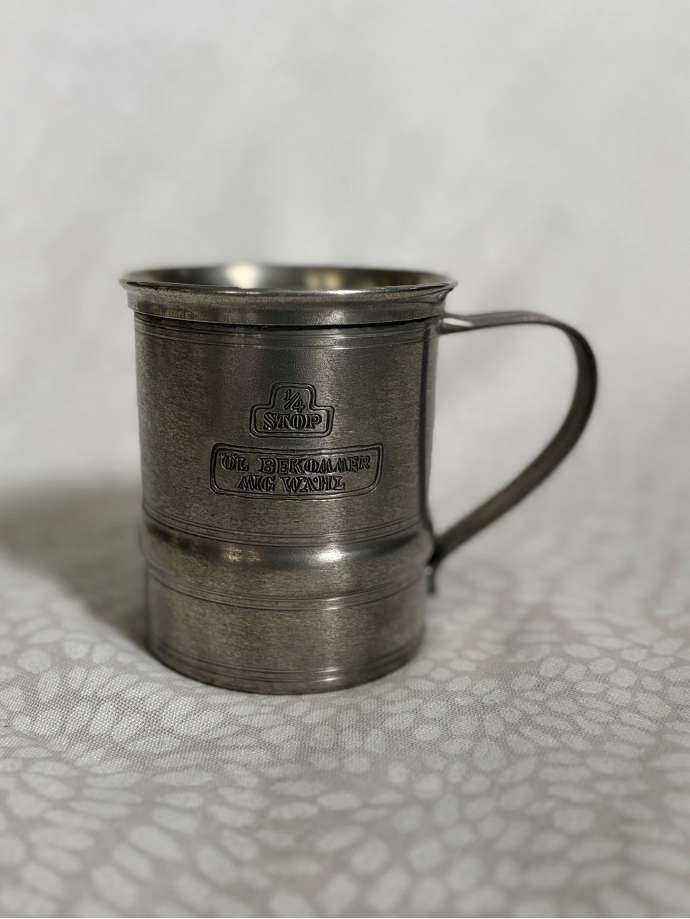 Vintage Scandia Tenn pewter beer tankard in box from Sweden - Picture 2 of 4